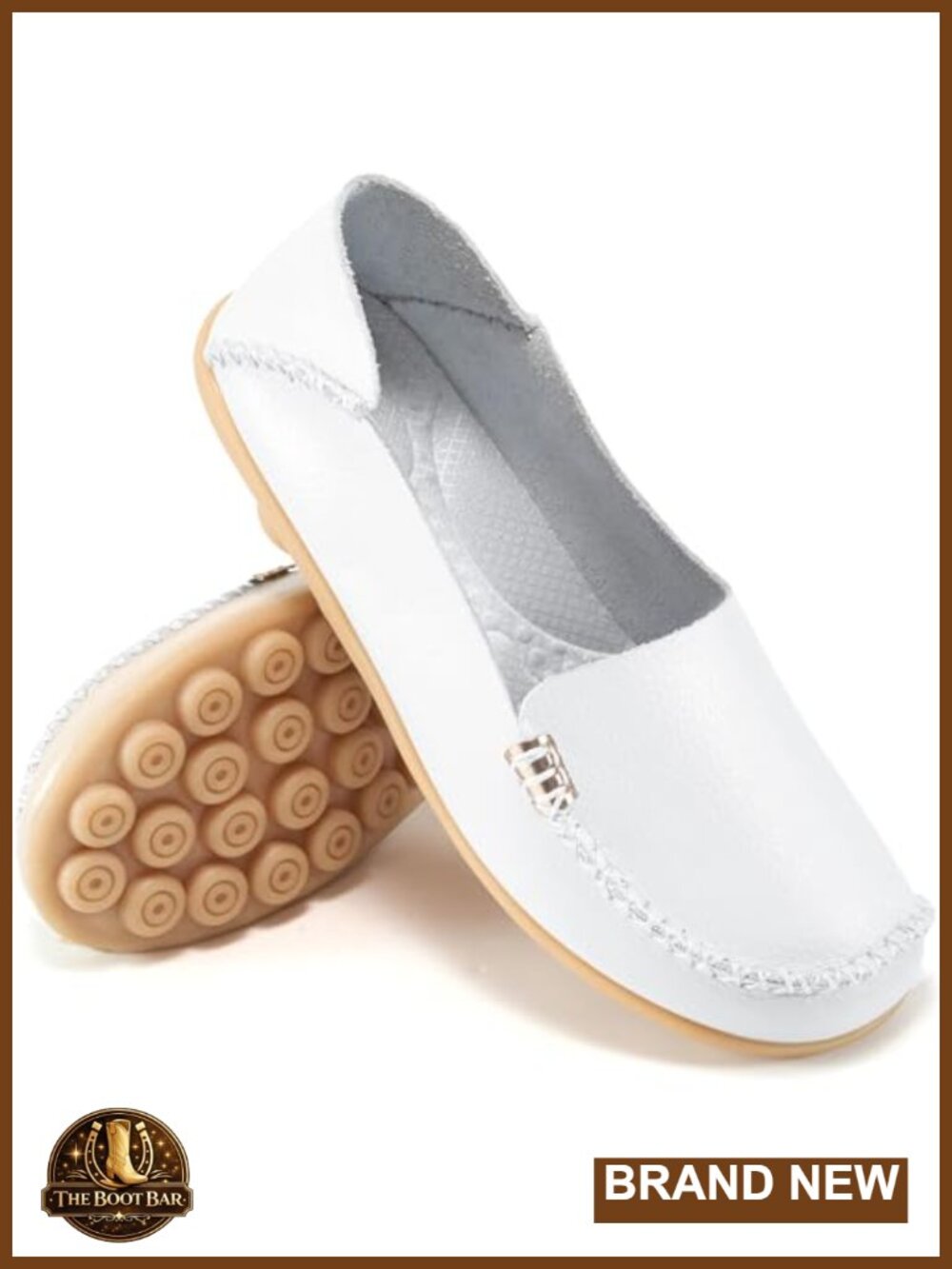 Comfort Round Toe Slip On Mocc Loafer Shoes